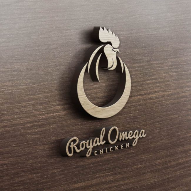 3D Logo Royal Omega Chicken