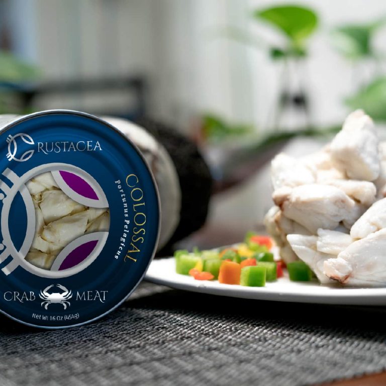 Desain Kemasan Kaleng Crustacea